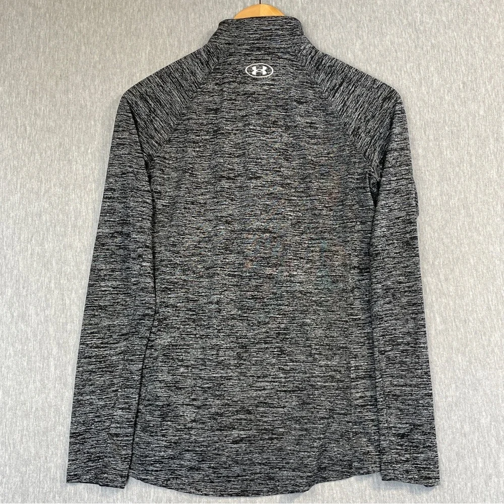 Under Armour Golf Pullover Women’s Small Heathered Grey Loose Fit Heatgear - Picture 8 of 10